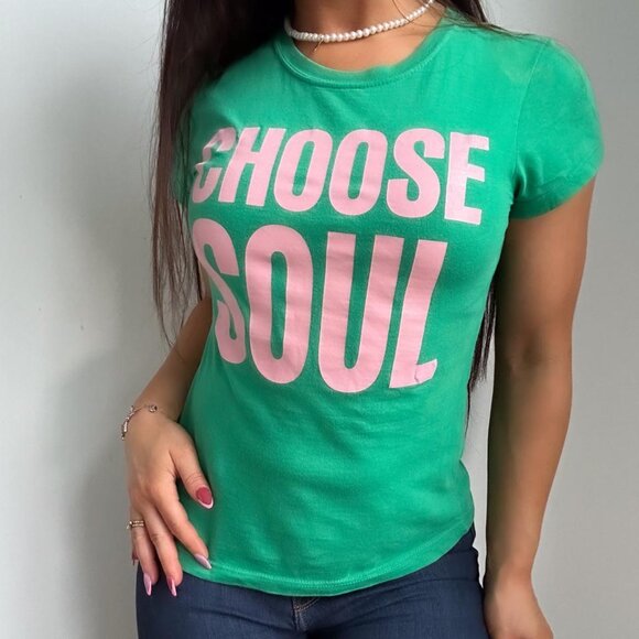 Vintage Y2K Triple Five Soul Printed Tee, Trendy Y2K Aesthetic Tee (M) - Picture 3 of 6